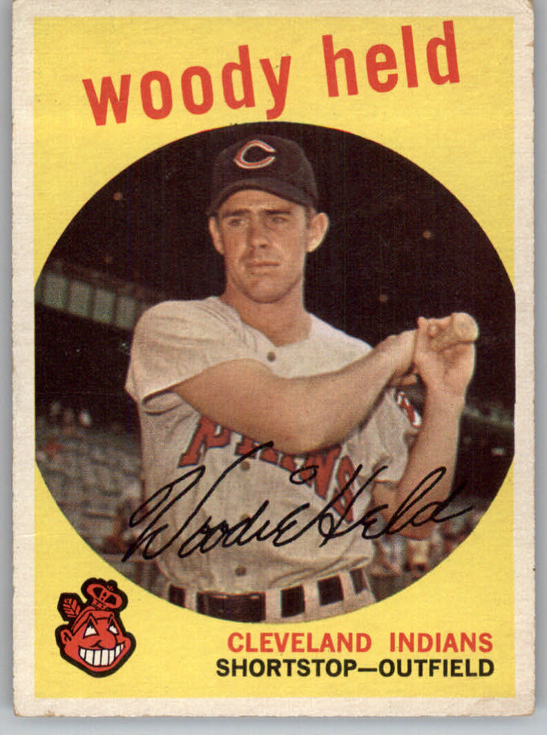 1959 Topps #266A Woody Held GB