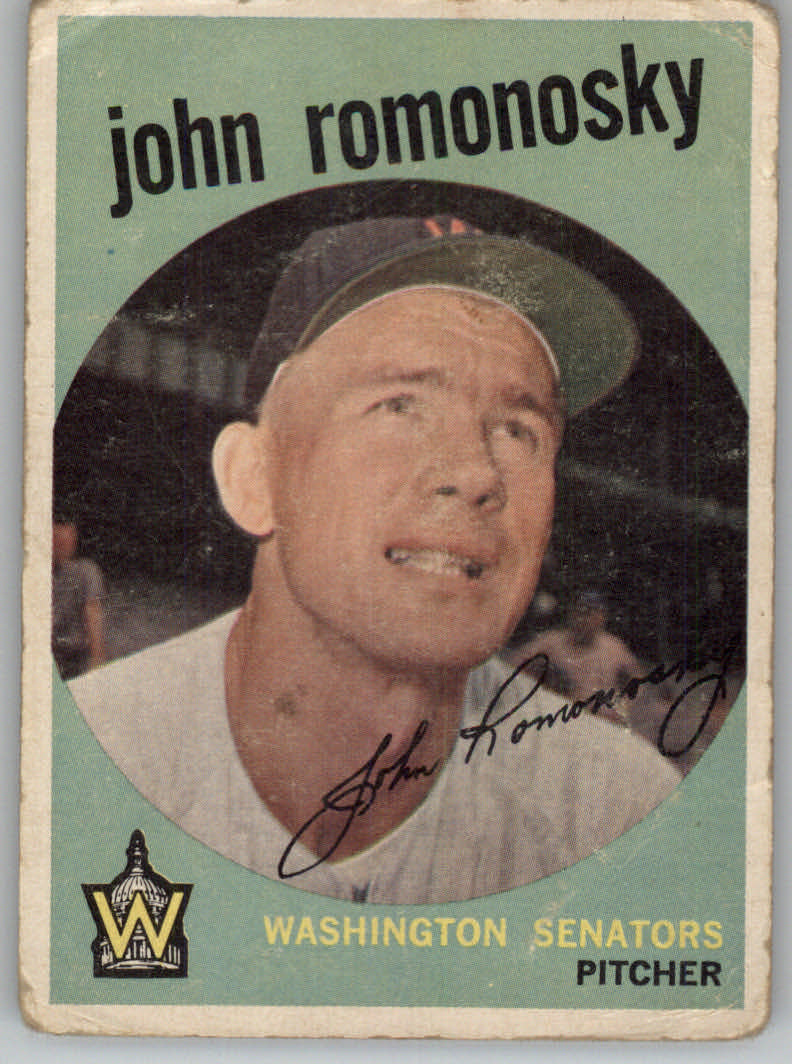 1959 Topps #267 John Romonosky RC