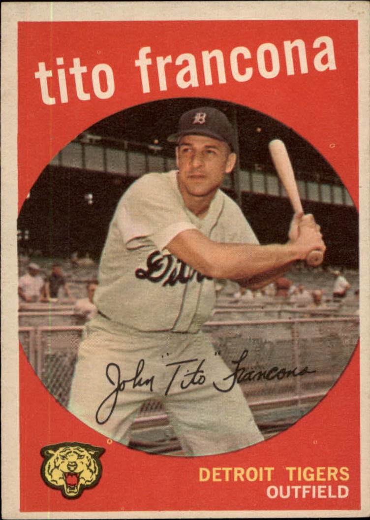 1959 Topps #268 Tito Francona