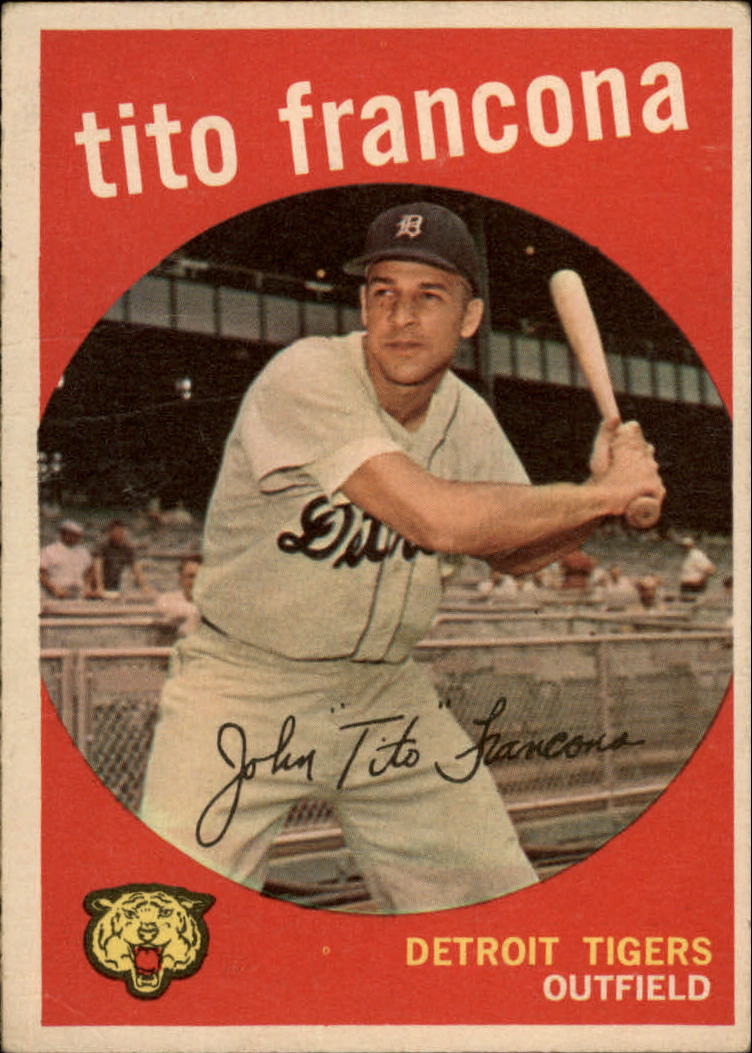 1959 Topps #268 Tito Francona