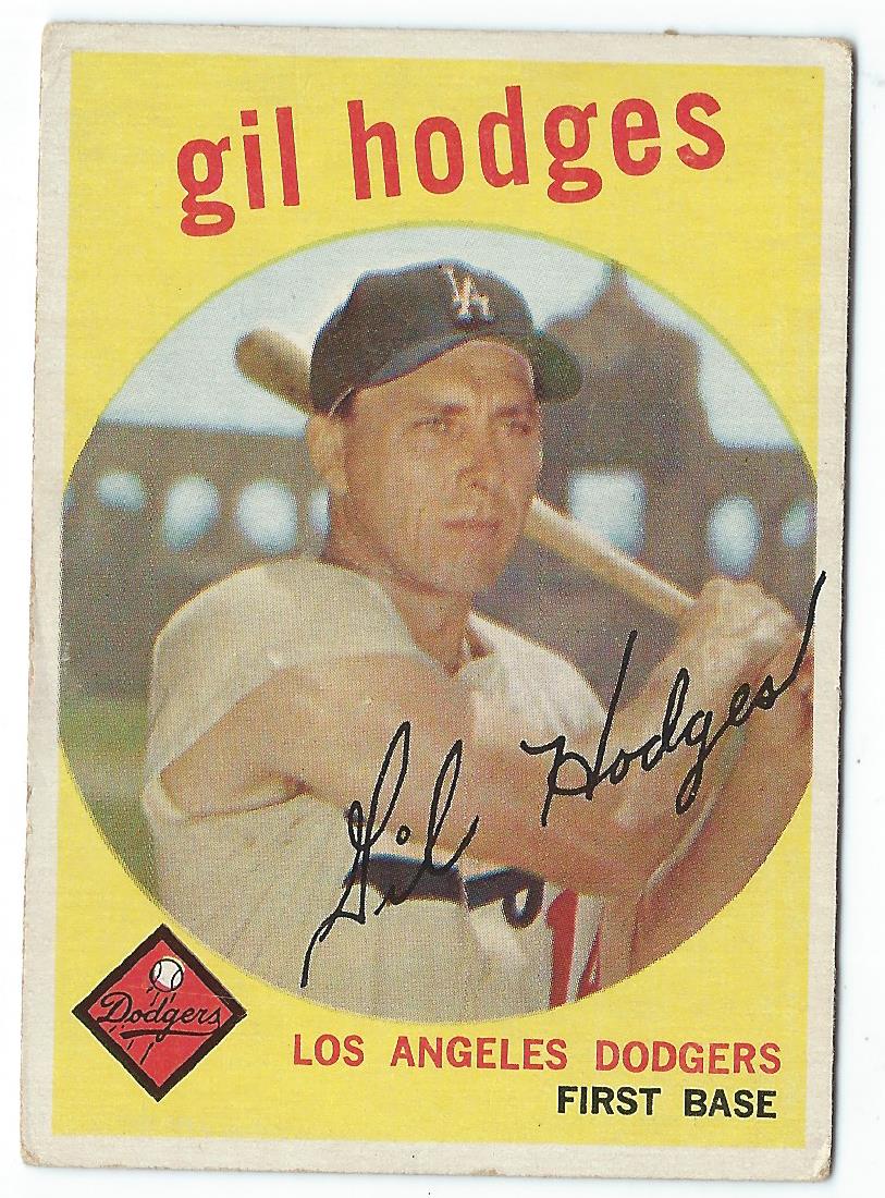 1959 Topps #270A Gil Hodges GB