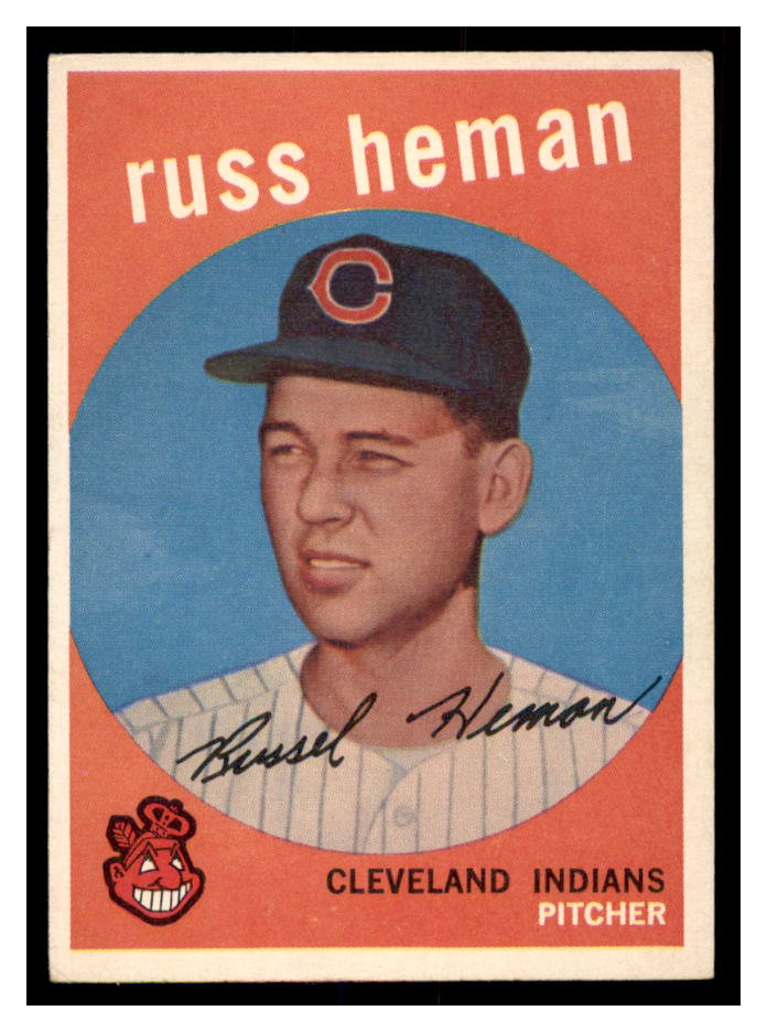 1959 Topps #283 Russ Heman RC