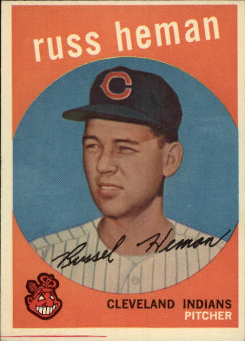 1959 Topps #283 Russ Heman RC