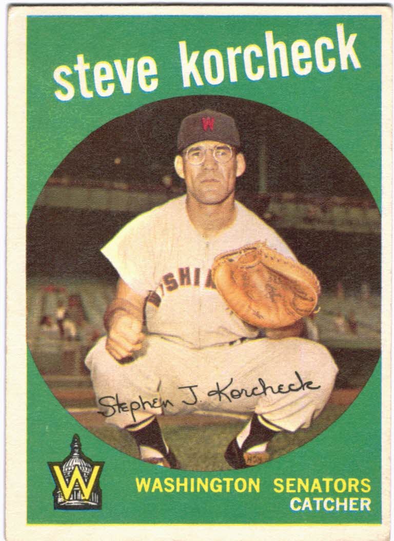 1959 Topps #284 Steve Korcheck
