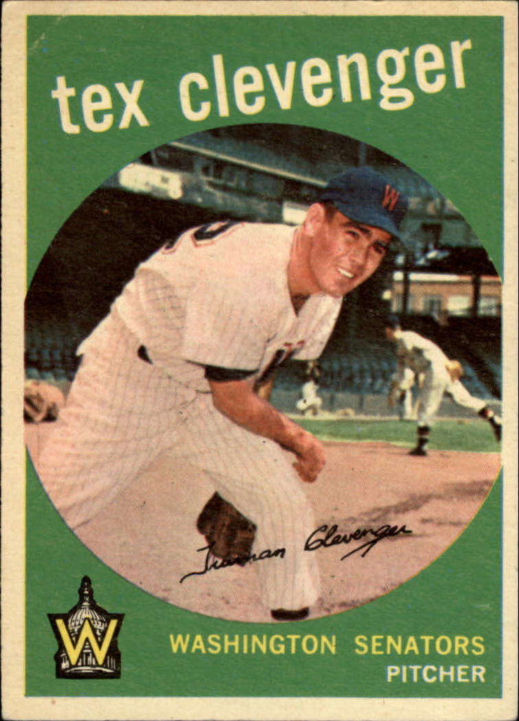 1959 Topps #298 Tex Clevenger