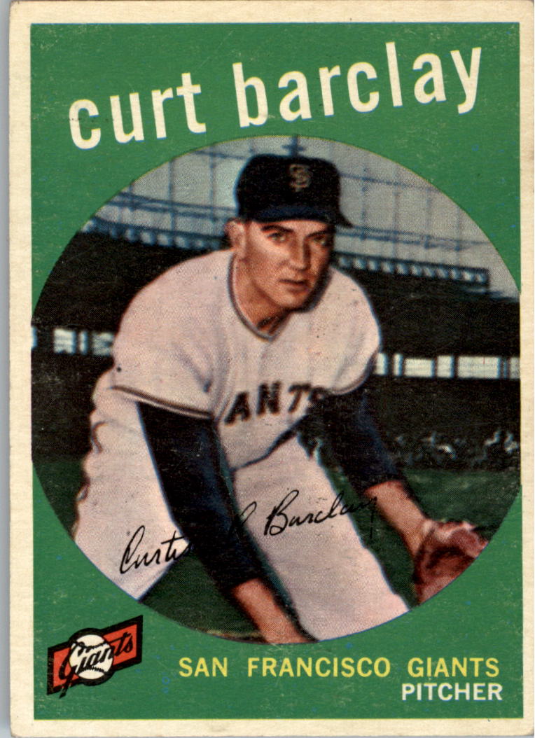 1959 Topps #307 Curt Barclay
