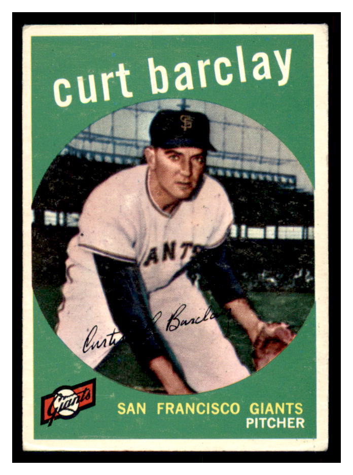 1959 Topps #307 Curt Barclay