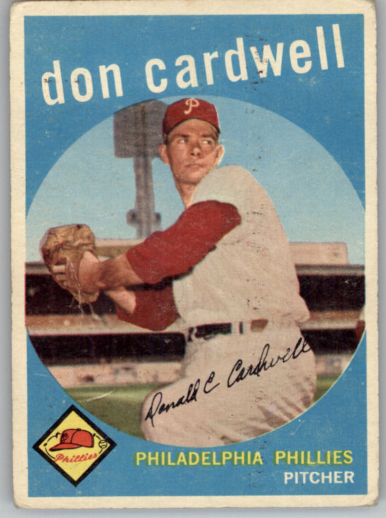 1959 Topps #314 Don Cardwell