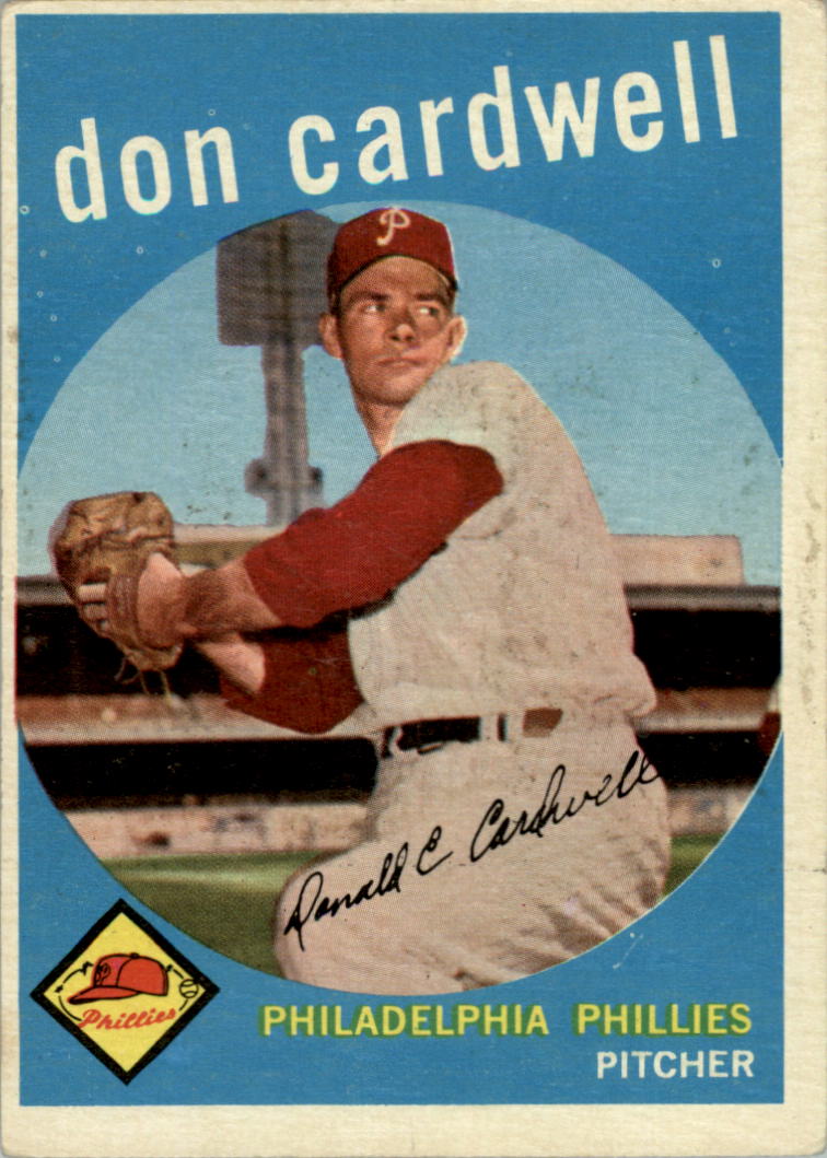 1959 Topps #314 Don Cardwell