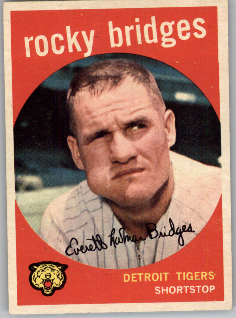 1959 Topps #318 Rocky Bridges