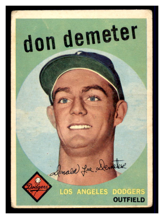 1959 Topps #324 Don Demeter