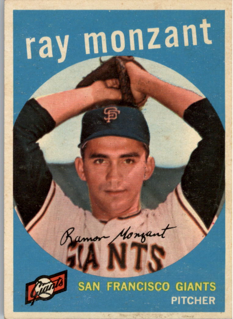 1959 Topps #332 Ray Monzant