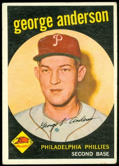 1959 Topps #338 Sparky Anderson RC