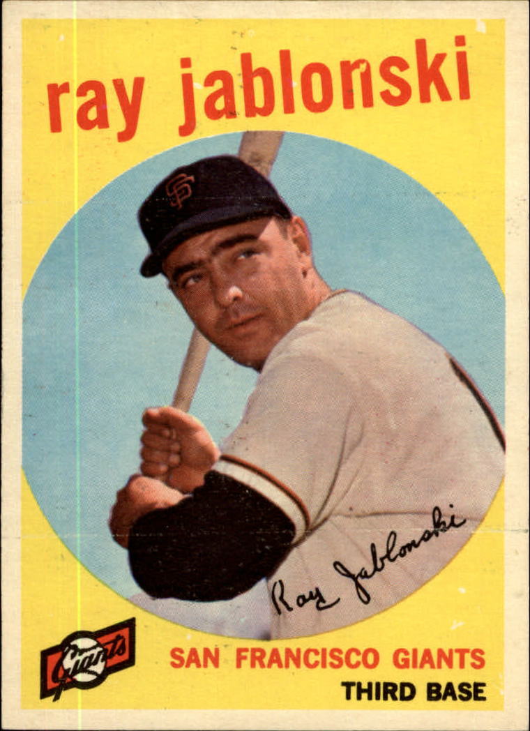 1959 Topps #342 Ray Jablonski