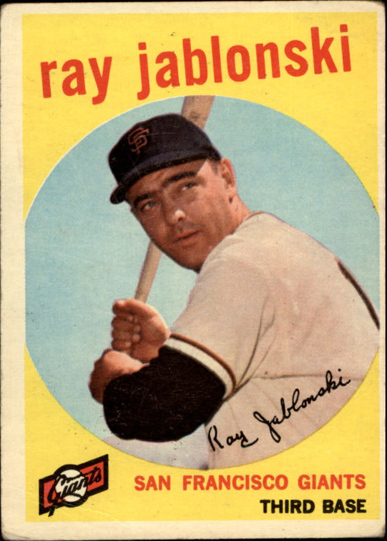 1959 Topps #342 Ray Jablonski
