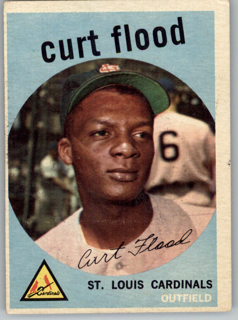 1959 Topps #353 Curt Flood
