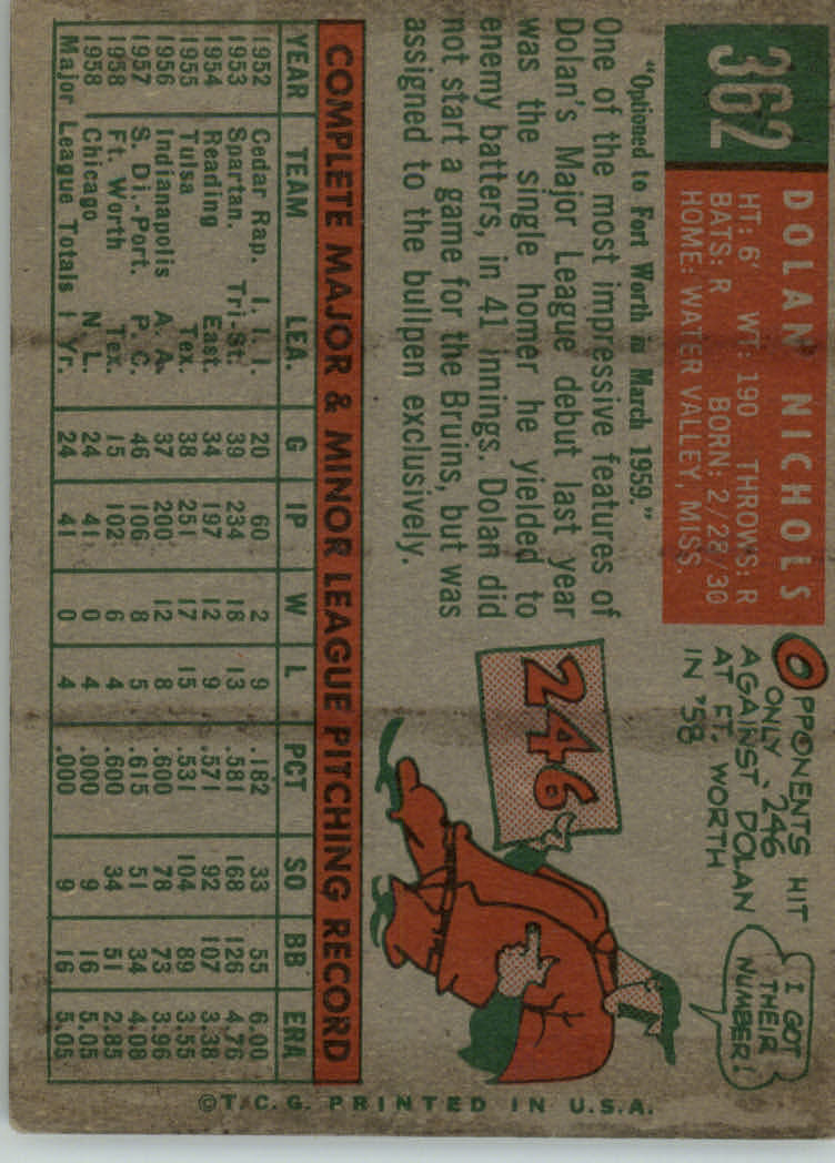 1959 TOPPS BASEBALL ASSORTED SINGLES U-PICK #362-556 - Picture 3 of 488
