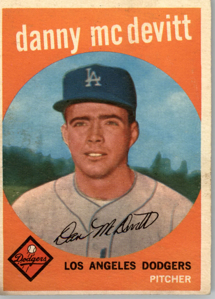 1959 Topps #364 Danny McDevitt