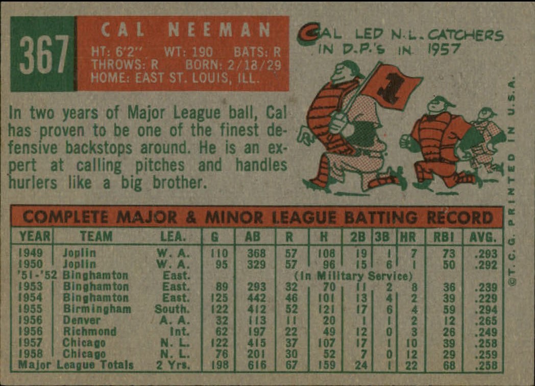 1959 TOPPS BASEBALL ASSORTED SINGLES U-PICK #362-556 - Picture 19 of 488