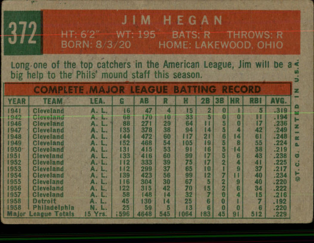 1959 TOPPS BASEBALL ASSORTED SINGLES U-PICK #362-556 - Picture 39 of 488