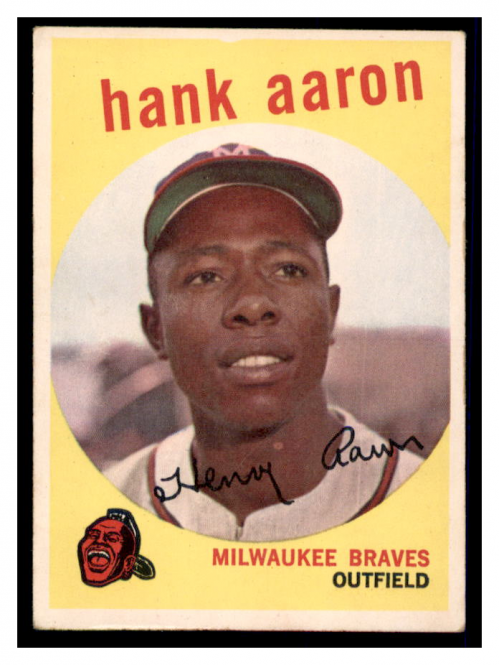1959 Topps #380 Hank Aaron