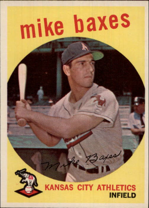 1959 Topps #381 Mike Baxes