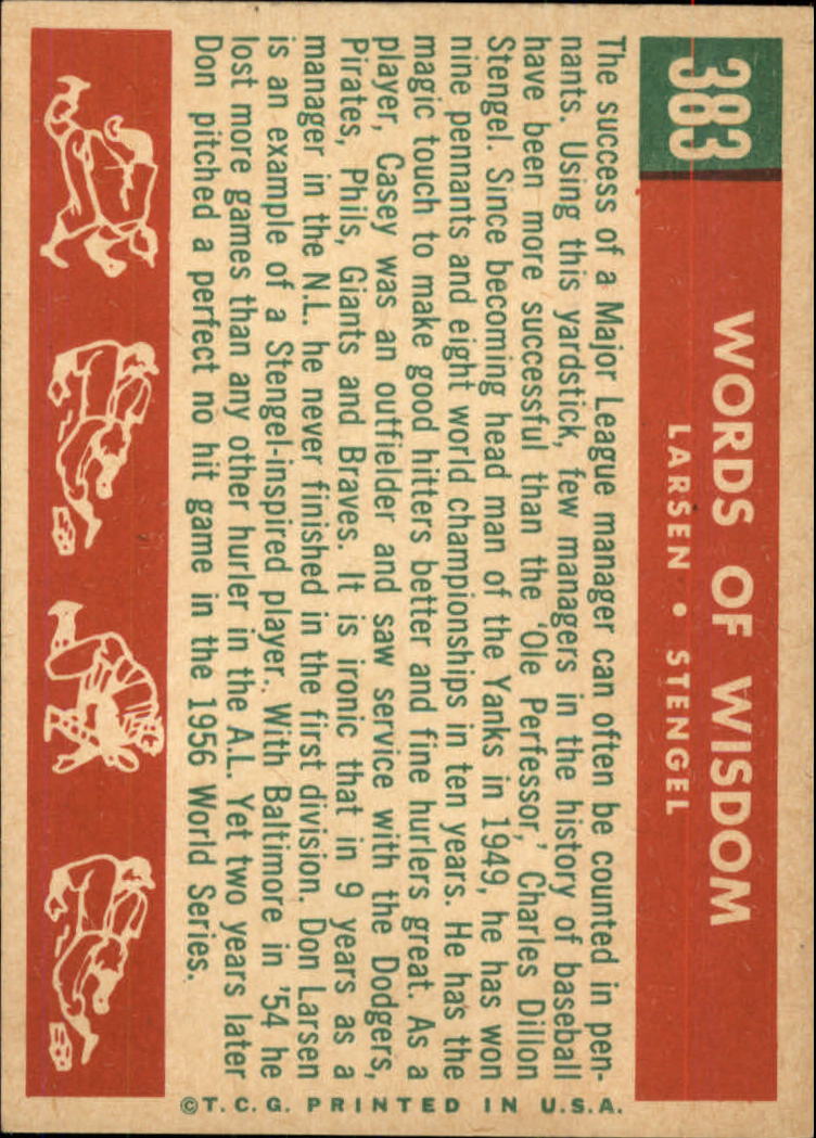 1959 TOPPS BASEBALL ASSORTED SINGLES U-PICK #362-556 - Picture 87 of 488