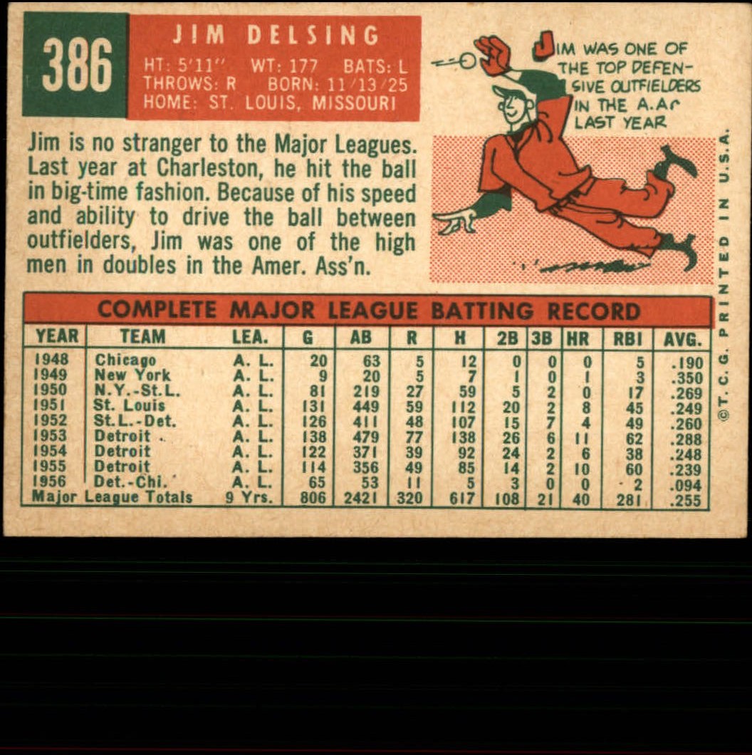1959 TOPPS BASEBALL ASSORTED SINGLES U-PICK #362-556 - Picture 101 of 488