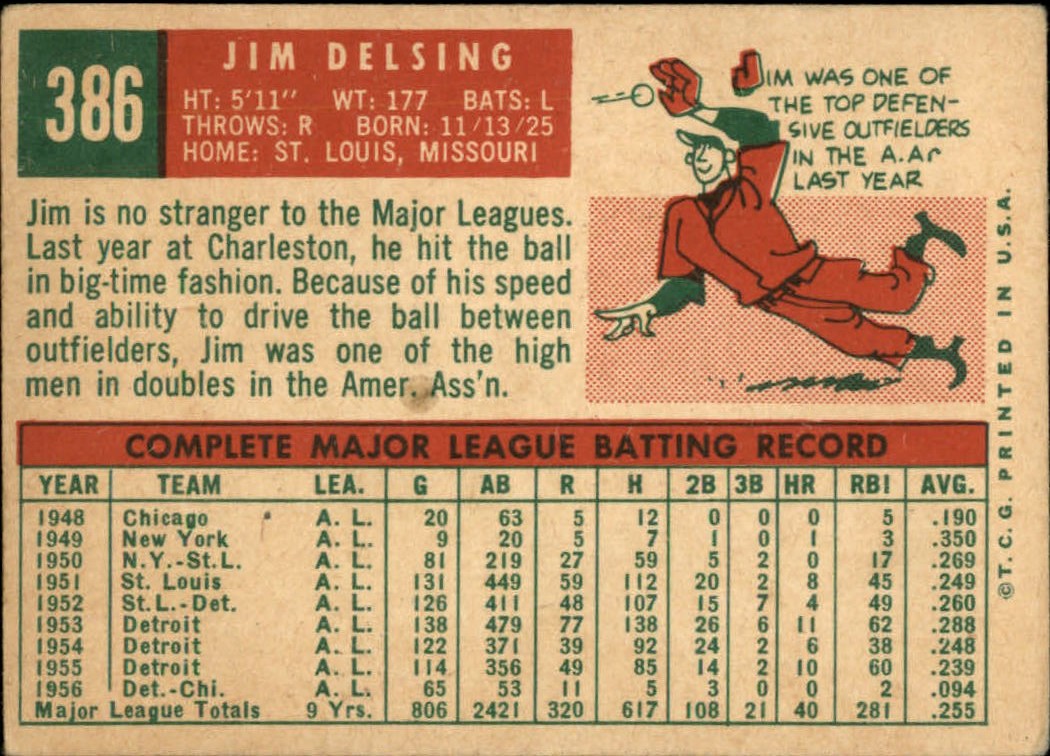 1959 TOPPS BASEBALL ASSORTED SINGLES U-PICK #362-556 - Picture 103 of 488