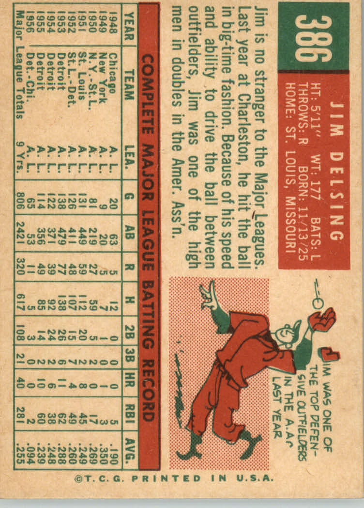 1959 TOPPS BASEBALL ASSORTED SINGLES U-PICK #362-556 - Picture 105 of 488