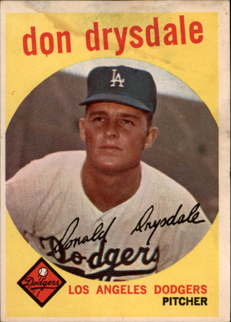 1959 Topps #387 Don Drysdale