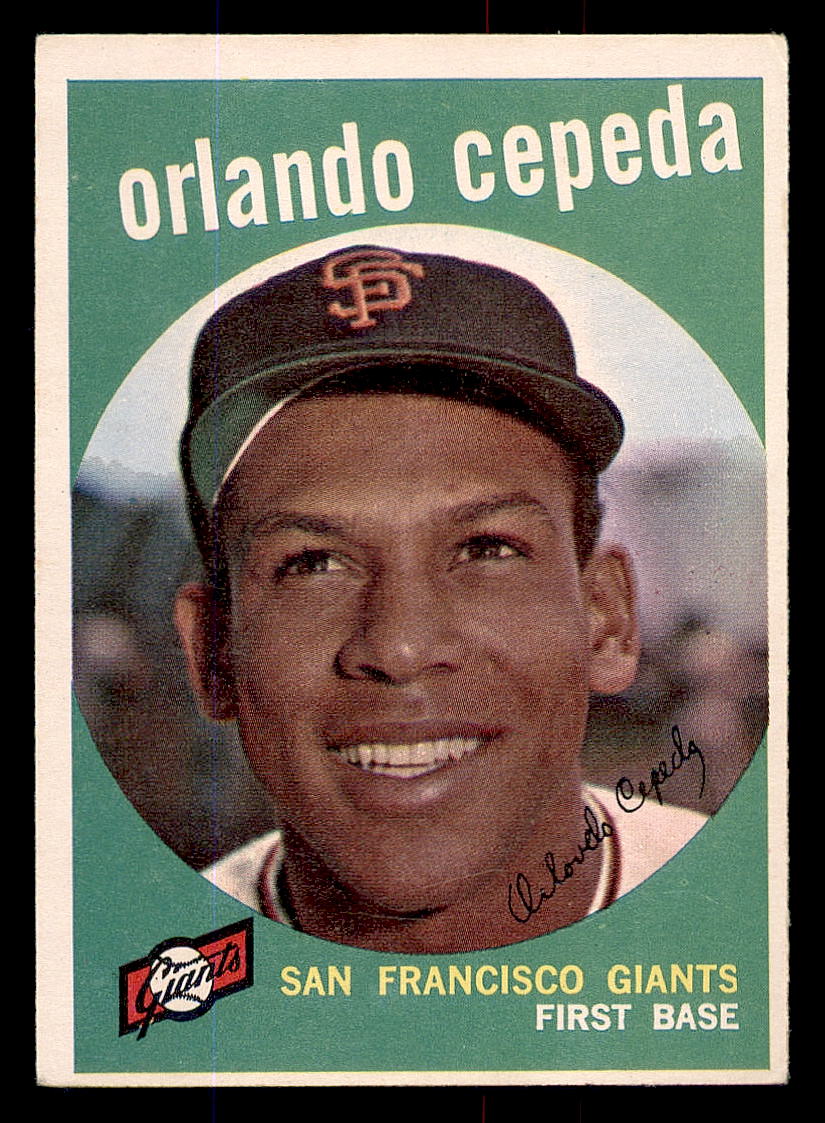 1959 Topps #390 Orlando Cepeda