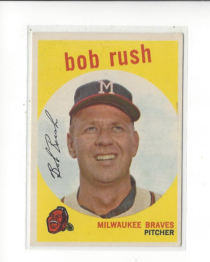 1959 Topps #396 Bob Rush