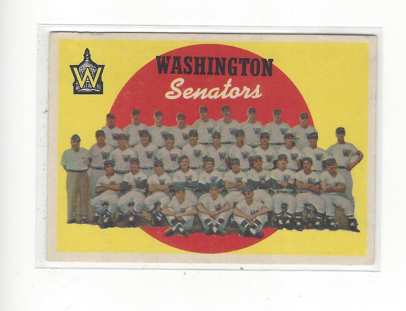 1959 Topps #397 Washington Senators CL