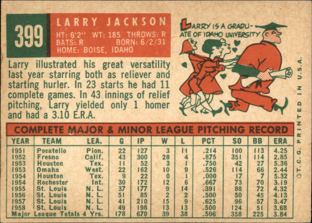 1959 TOPPS BASEBALL ASSORTED SINGLES U-PICK #362-556 - Picture 159 of 488