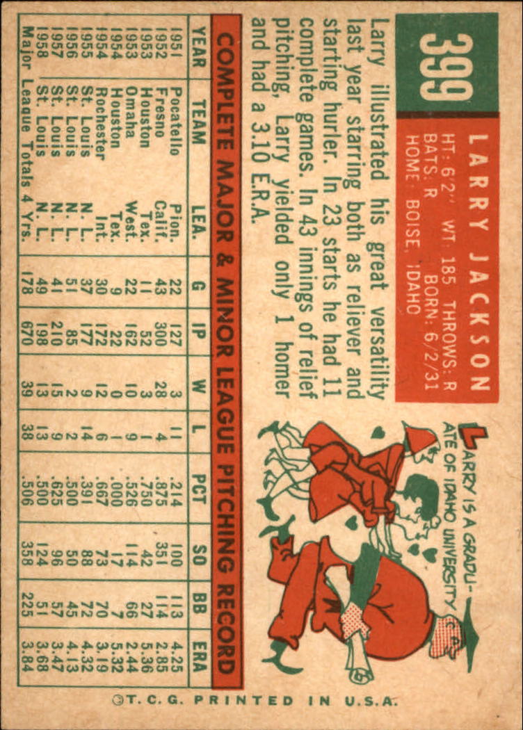 1959 TOPPS BASEBALL ASSORTED SINGLES U-PICK #362-556 - Picture 163 of 488