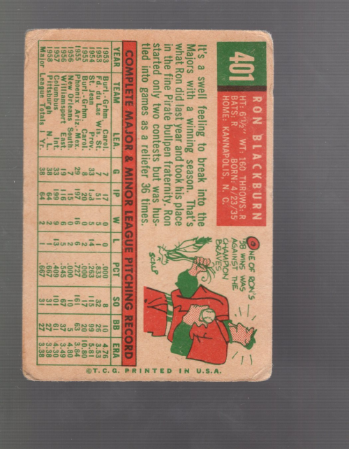 A0194- 1959 Topps Baseball Cards APPROXIMATE GRADE -You Pick- 15+ FREE US SHIP - Picture 34 of 100
