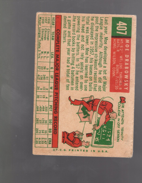 A0194- 1959 Topps Baseball Cards APPROXIMATE GRADE -You Pick- 15+ FREE US SHIP - Picture 36 of 100