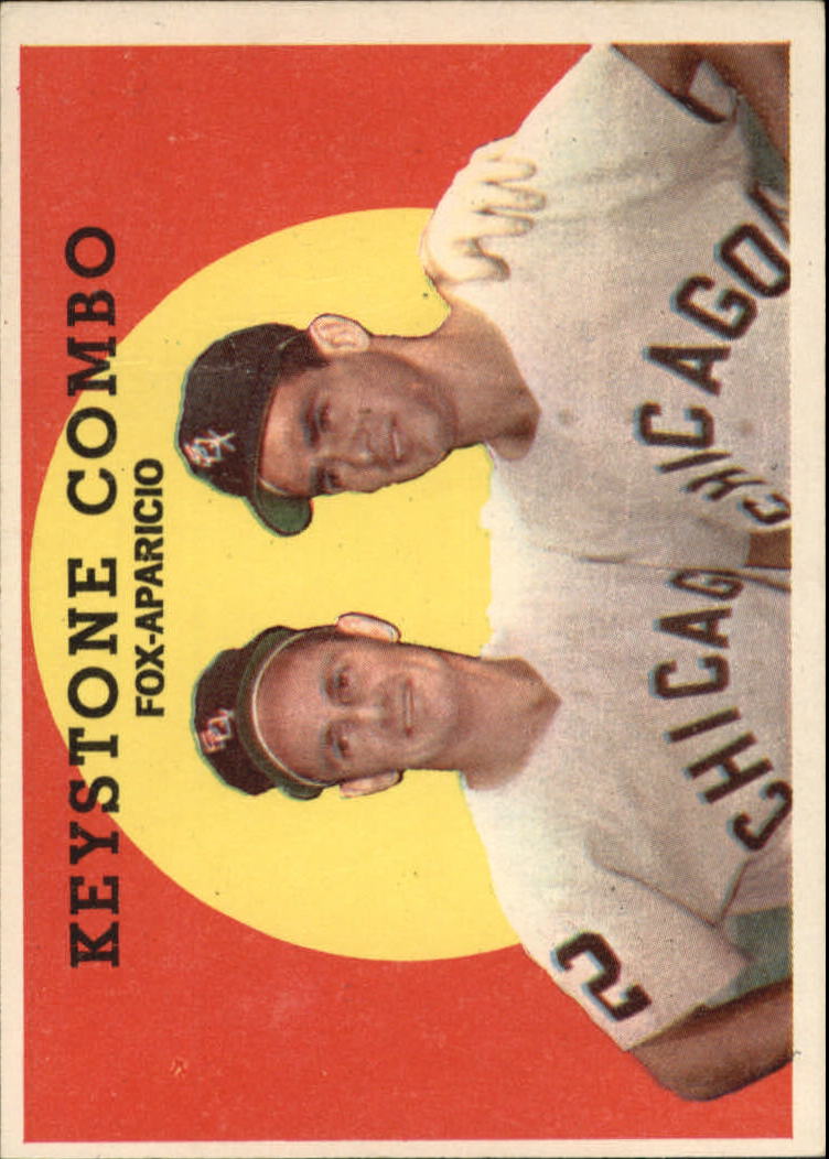 1959 Topps #408 Keystone Combo/Nellie Fox/Luis Aparicio