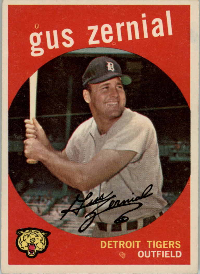 1959 Topps #409 Gus Zernial