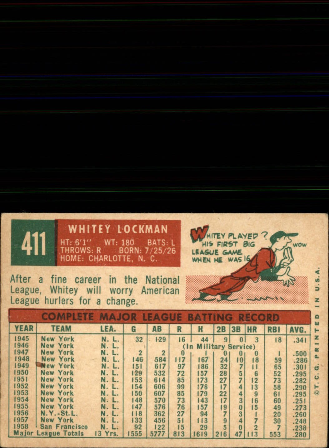 1959 TOPPS BASEBALL ASSORTED SINGLES U-PICK #362-556 - Picture 218 of 488