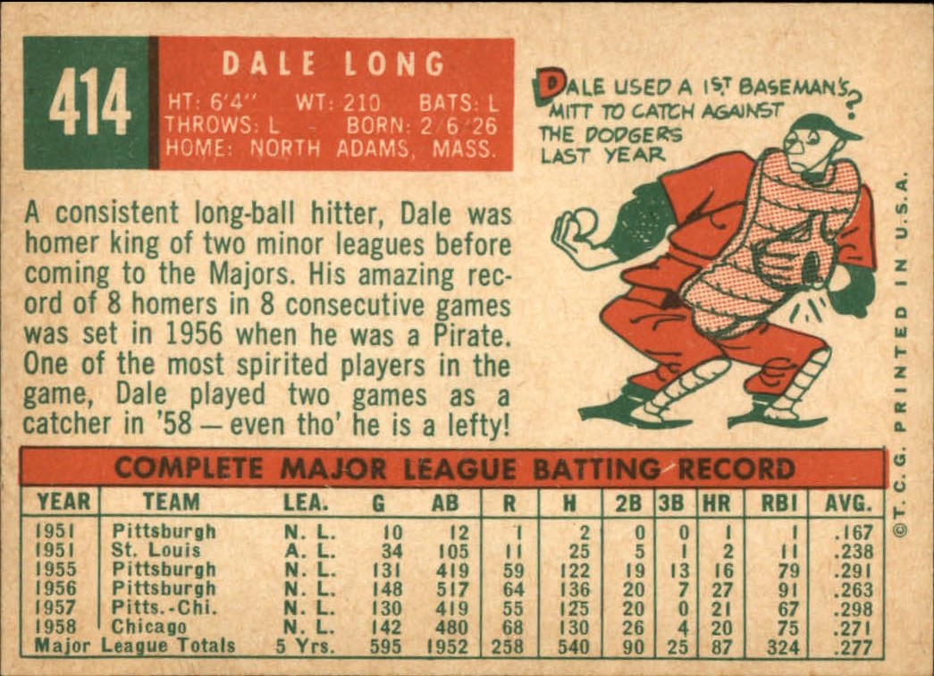 1959 TOPPS BASEBALL ASSORTED SINGLES U-PICK #362-556 - Picture 234 of 488