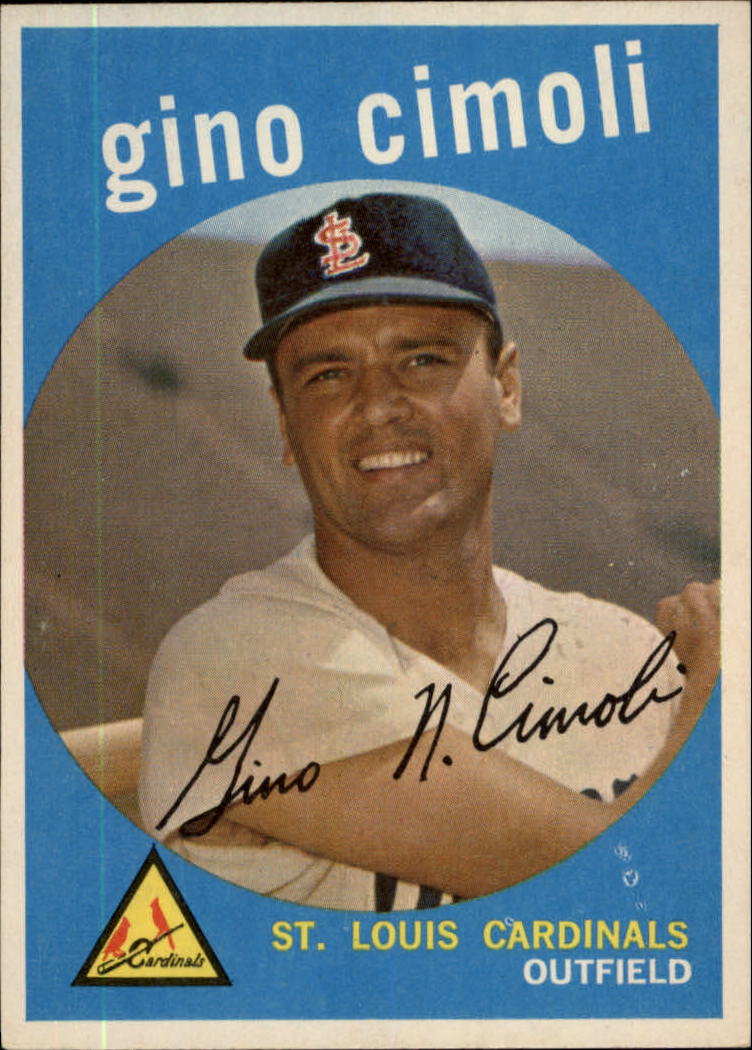 1959 Topps #418 Gino Cimoli