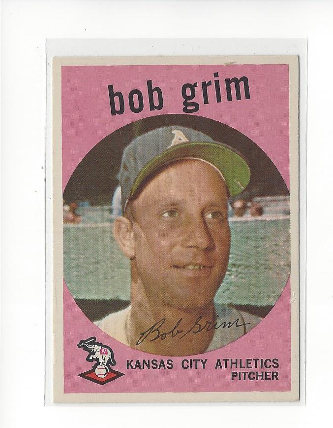 1959 Topps #423 Bob Grim