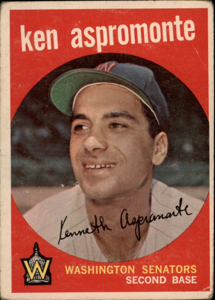 1959 Topps #424 Ken Aspromonte