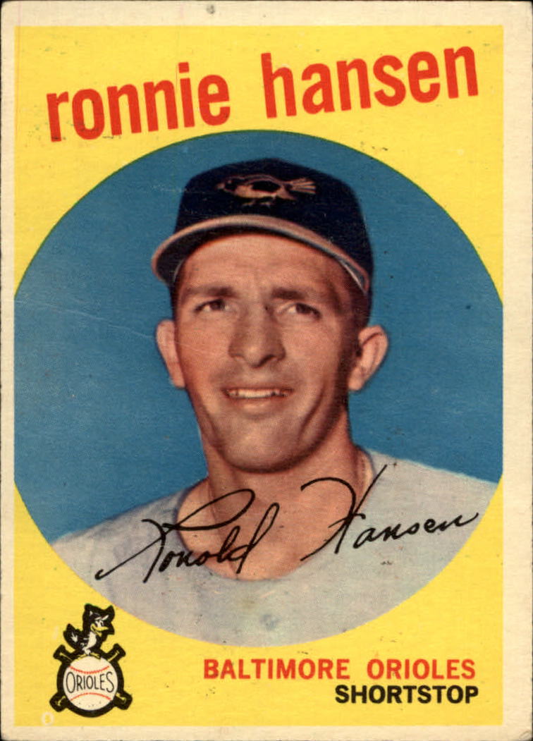 1959 TOPPS BASEBALL ASSORTED SINGLES U-PICK #362-556 - Picture 315 of 488