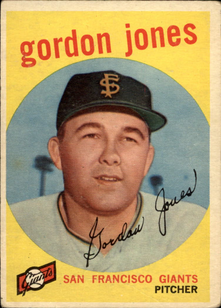 1959 Topps #458 Gordon Jones