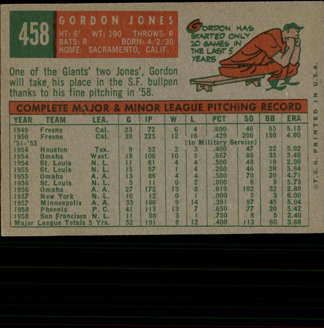 1959 TOPPS BASEBALL ASSORTED SINGLES U-PICK #362-556 - Picture 354 of 488