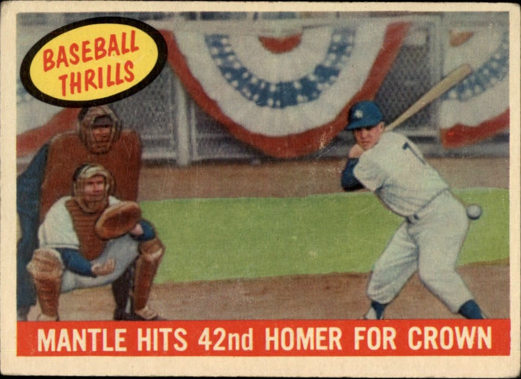 1959 Topps Mickey Mantle sale