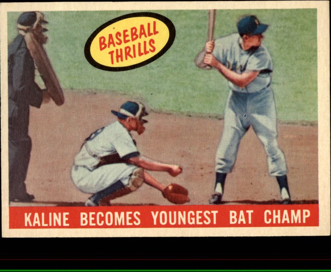 1959 Topps #463 Al Kaline BT/Bat Champ